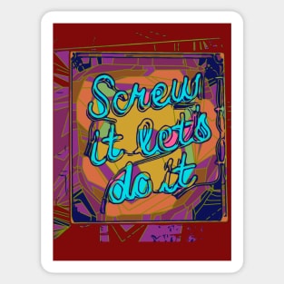 Runner, Let’s do this motivation quote Sticker